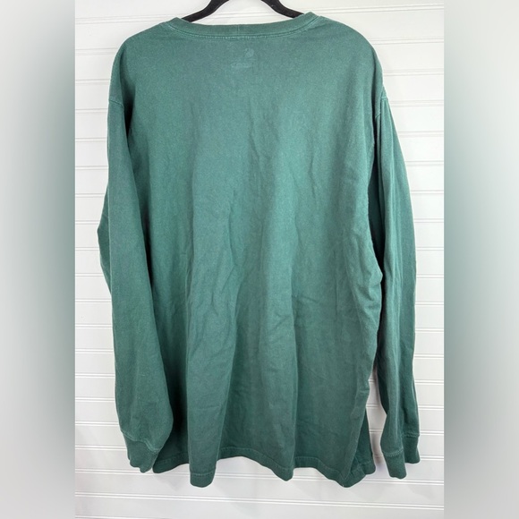 Carhartt men’s forest green original fit, long sleeve tshirt. Size XL. - Picture 2 of 5